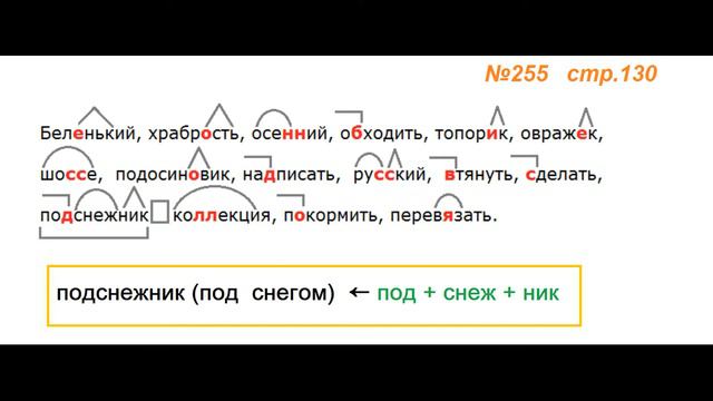 Руский язык учебник. 3 класс. Часть 1. Канакина Упражнение 255 смотреть онлайн