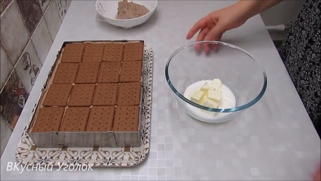 Простой и Быстрый ШОКОЛОДНЫЙ ТОРТ без выпечки. Торт из печенья на скорую руку смотреть онлайн