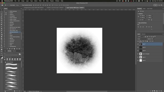 Create Infinite Grunge Brushes in Photoshop With One Simple Technique смотреть онлайн