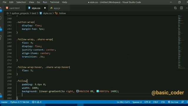 Transparent and responsive Profile Card |Html - css projects| source code below смотреть онлайн