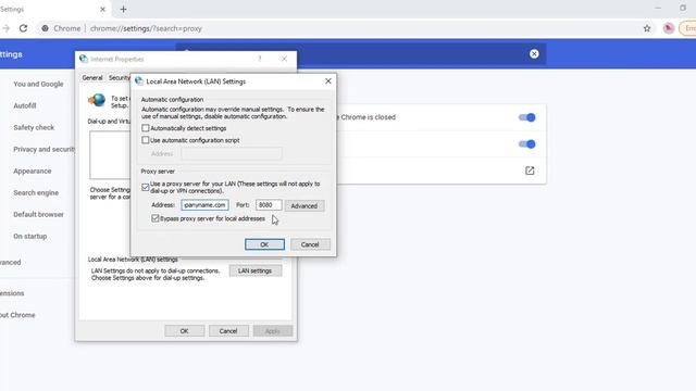 Change proxy for Google Chrome in Windows смотреть онлайн