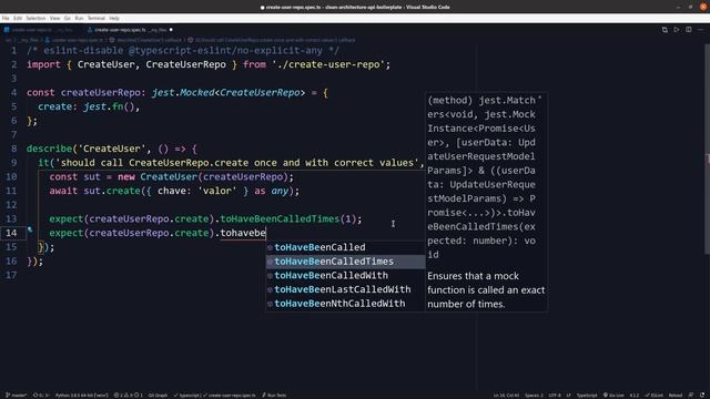 Mock de Interfaces do TypeScript com o Jest? смотреть онлайн