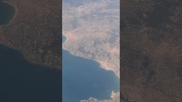 Франция с высоты река Аржан и Канны. смотреть онлайн