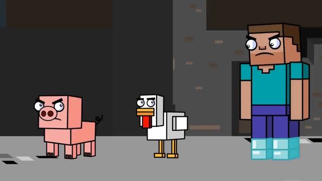 Алмазы и Крипер (майнкрафт анимация) | Часть 3 смотреть онлайн