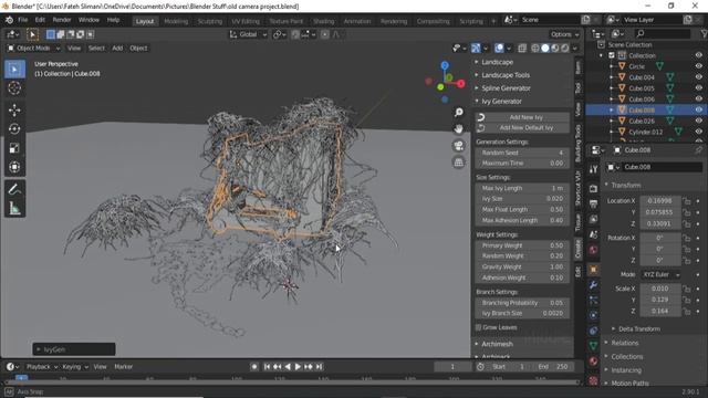 Blender 2.9 Beginner Tutorial - How to use Ivy Generator in Blender 2.9 смотреть онлайн