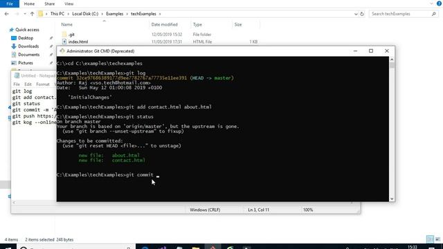 Add new Content to Git смотреть онлайн