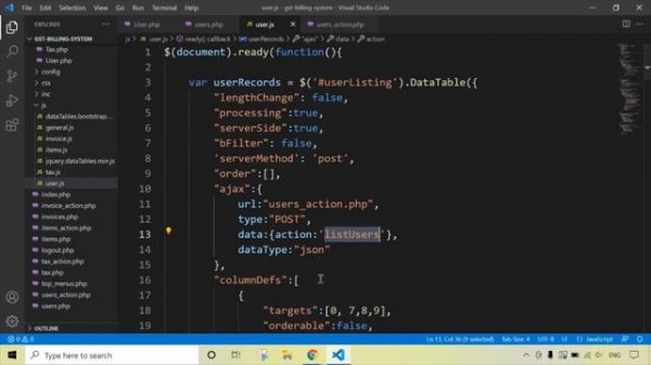 GST Billing System Project in PHP