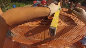 Кладка керамического блока ЛСР (RAUF)