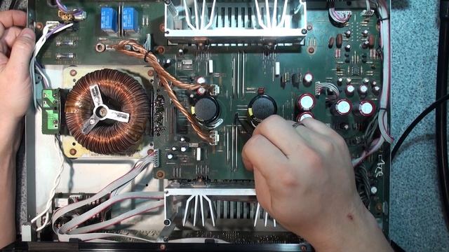 Усилитель Sony TA-FE900R после ремонта и настройки. смотреть онлайн