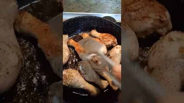 Куриные голени с луком и сливочным маслом на сковороде | Самые вкусные и нежные куриные ножки рецеп смотреть онлайн