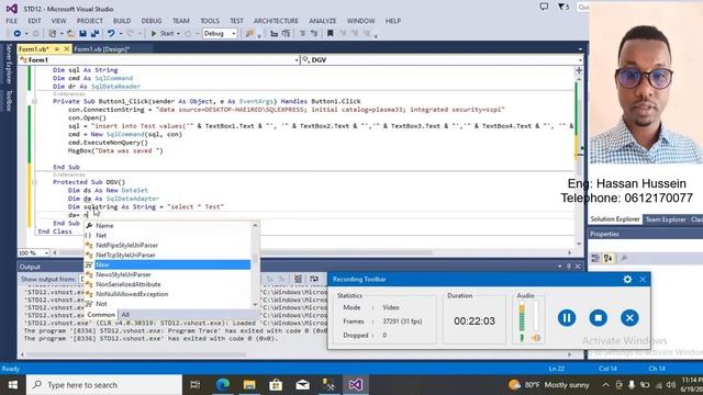 Vb and Sql Connection смотреть онлайн