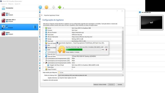 Instalação Kali Linux 2021.2 em Oracle Vm Virtualbox | Aula GSI смотреть онлайн