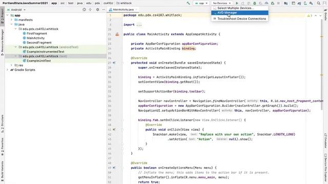 Java@PSU Summer 2021, Week 6, Part 0: Set up Android Studio смотреть онлайн