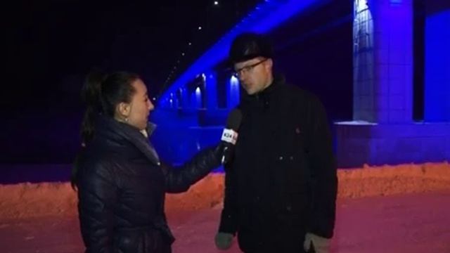 В Барнауле на Новом мосту появилась ночная подсветка смотреть онлайн