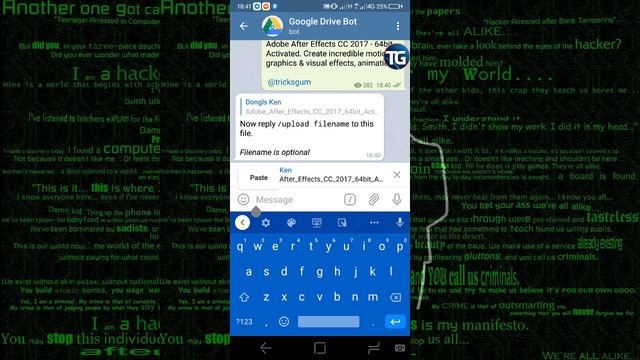 Telegram Bot to Upload a File from Telegram to Your Google Drive смотреть онлайн