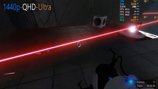 Portal 2 on Gtx 1050 ti смотреть онлайн