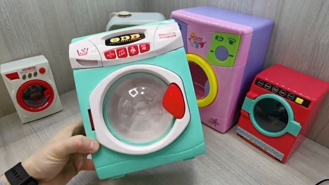 Тестируем много детских стиральных машин! Заливаем воду, засыпаем порошок! смотреть онлайн