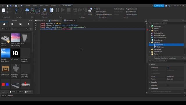 How to make a FIRST PERSON / THIRD PERSON switch in Roblox Studio! смотреть онлайн