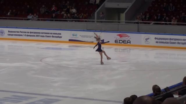 2017 Russian Jr Nationals - Victoria Vasilieva SP смотреть онлайн