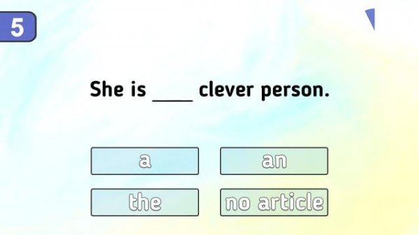 Article Test – A / An / The – English Grammar