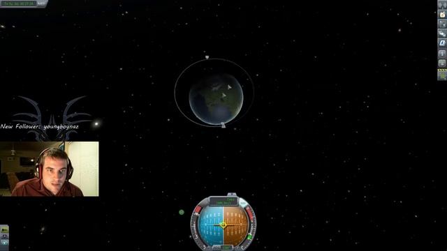 Kerbal Space Program: Mun Encounter Without Maneuver Node (Stream Highlight) смотреть онлайн