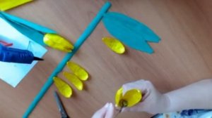 Тюльпаны из крепированной бумаги.