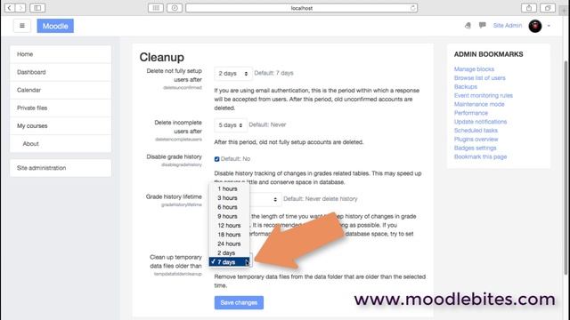 Moodle administration - Server settings смотреть онлайн