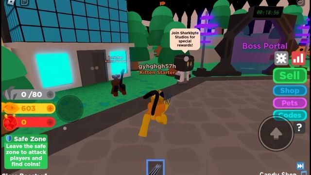 Играем в Роблокс Симулятор Кота ?⬛| Cat Simulator Roblox смотреть онлайн