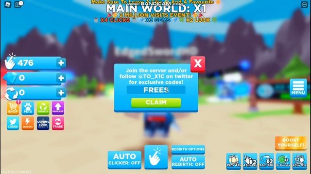 CLICKING HAVOC CODES *PRIZE WHEEL UPDATE* ALL MEW SECRET OP CODES! Roblox Clicking Havoc смотреть онлайн