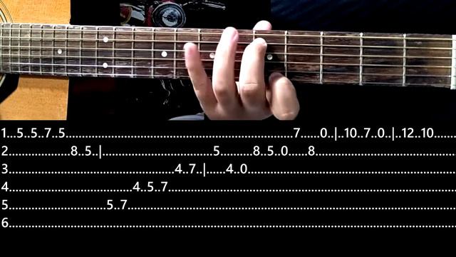 HOW TO PLAY Hotel California Solo On Accoustic Guitar With Tabs | Hotel California Solo | chord Bm смотреть онлайн