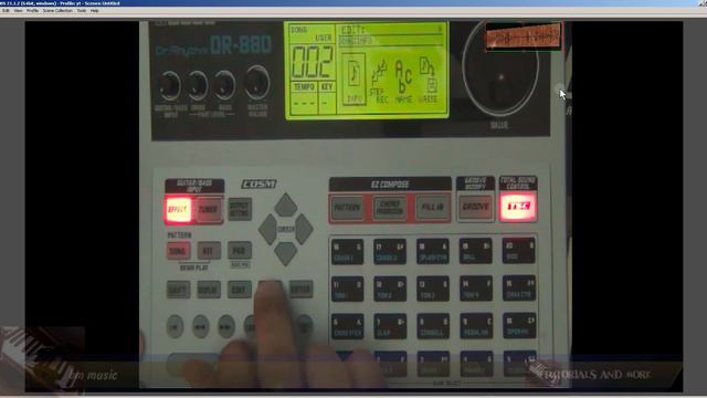 create a song on the DR880 смотреть онлайн