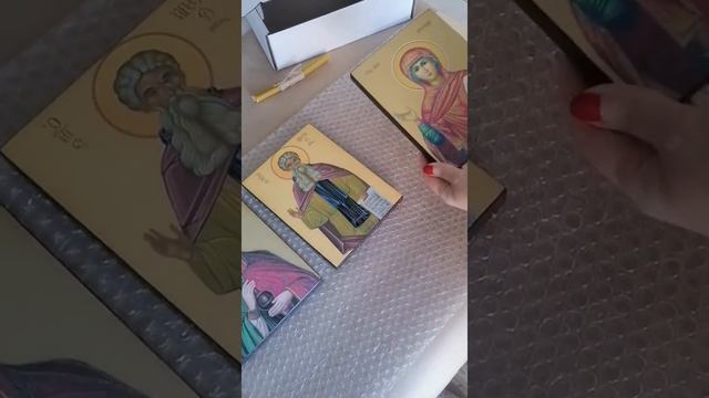 Иконы на дереве: #Анастасияузорешительница, #АннаПророчица, #АрсенийВеликий, #РоманРязанский смотреть онлайн