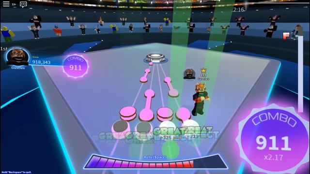 Самая длинная песня в RoBeats Bad Apple (Normal) 16 miss 92.29 ACC | Roblox смотреть онлайн