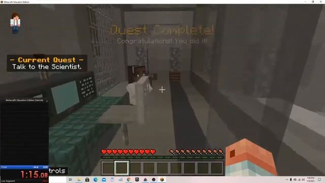 Minecraft: Education Edition Demo% (2:23.91) former WR смотреть онлайн
