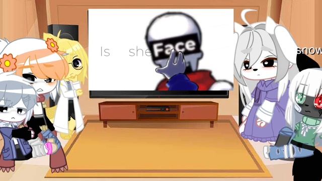 《 undertale react to Sans au ... 》Character Remake! смотреть онлайн