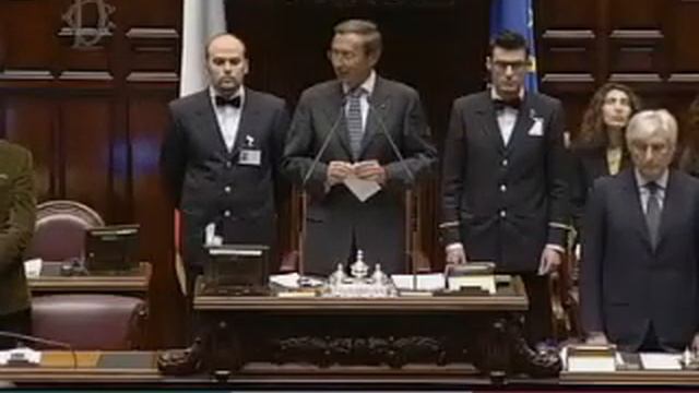 Il Presidente della Camera Gianfranco Fini commemora Mirko Tremaglia смотреть онлайн