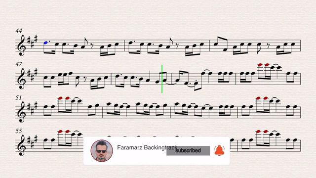 Animals - Maroon 5 | Play along for Tenor Saxophone смотреть онлайн