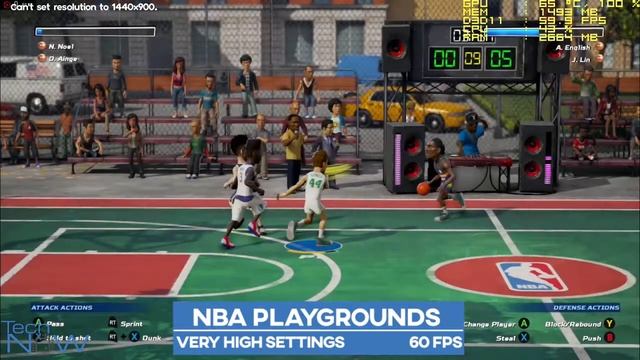 NBA Playgrounds | Athlon X4 860K - RX-460 - 8GB RAM - VERY HIGH SETTINGS | 768p смотреть онлайн