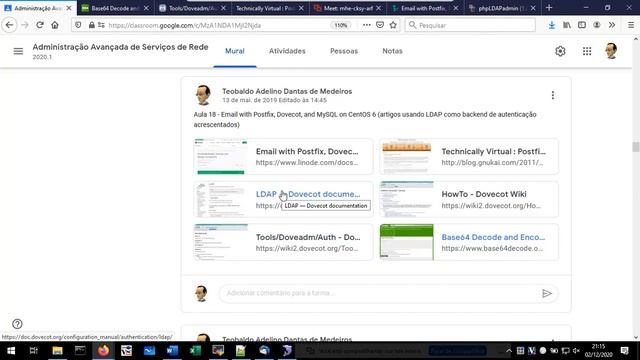 AASR-20 - Configuração do DOVECOT com LDAP смотреть онлайн