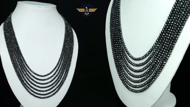 Natural Black Diamond Beads | Faceted Diamond Beads And Strands | Diamond Necklace смотреть онлайн
