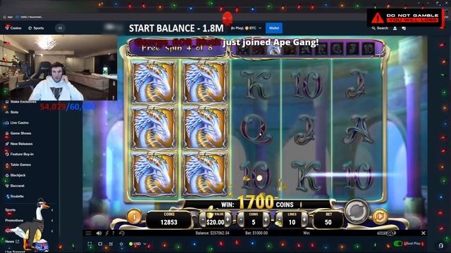 Finally THE 5 MERLINS ? | Rise of Merlin on 1000$ STAKE ? | Trainwreckstv Gambling Highlights смотреть онлайн