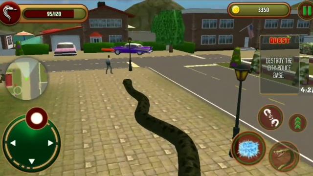 Angry Anaconda City Attack Simulator Gameplay level 14 | Sn gameplay смотреть онлайн