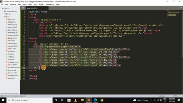Pagination & Breadcrumbs in Bootstrap in Hindi | Bootstrap 4 Tutorial for beginners in Hindi - 15 смотреть онлайн