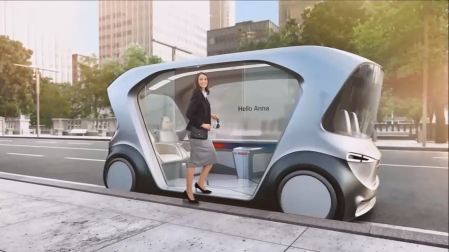Bosch демонстрирует концепцию автономного шаттла на выставке CES 2019 смотреть онлайн