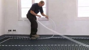 Монтаж теплых полов HENCOFLOOR на матах