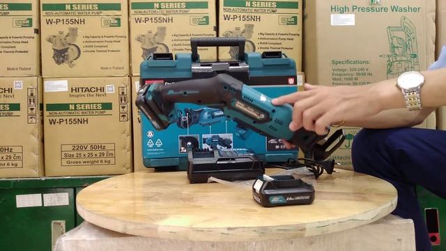 Review Máy cưa kiếm dùng pin Makita JR105DSAE , chính hãng LH:0888936279 смотреть онлайн