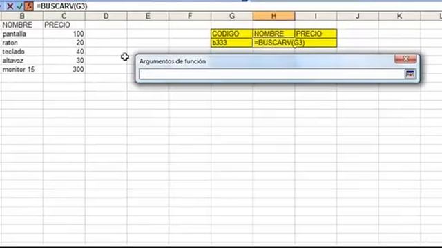 Excel 2003: función buscarV - www.ofimaticaparatorpes.com смотреть онлайн