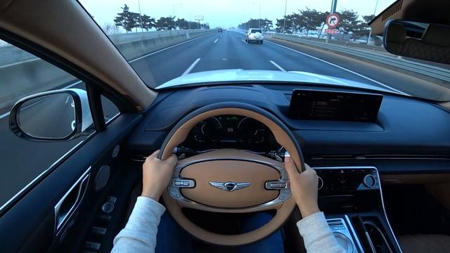 2021 Genesis GV80 3.0 Diesel CRDi AWD POV test drive смотреть онлайн