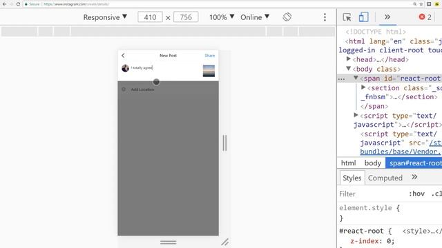 How To Post To Instagram from a computer using only Chrome смотреть онлайн