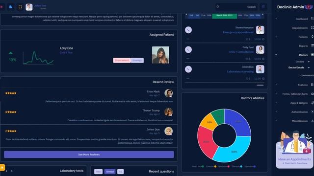 Best Responsive Medical Dashboard with Bootstrap UI Kit – Doclinic смотреть онлайн